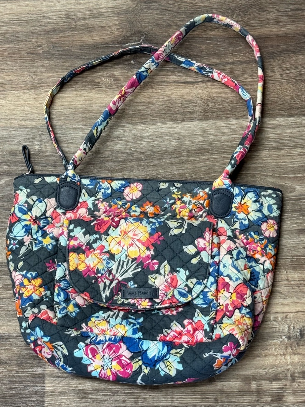 Vera Bradley Quilted Floral Purse
